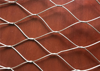 SS316 Diamond Flexible Inox Cable Mesh Zoo Aviary Fence Anti Corrosion