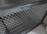 Architectural Metal Wire Mesh Facade Cladding SS Webnet SGS Approved