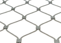 Flexible Inox 316L Stainless Steel Rope Wire Mesh Rhombus Shaped