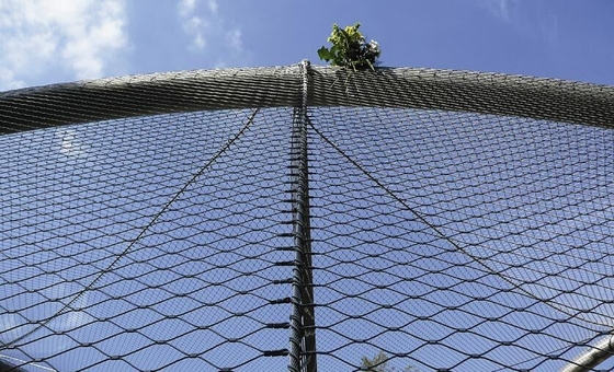 Stainless Steel Safety Netting 2.0mm Wire 60x60mm Hole Fall Protection