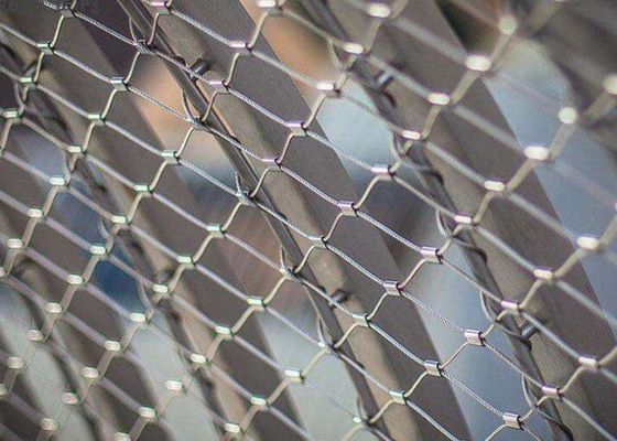 Woven Stainless Steel Cable Mesh Dia 1.5 To 3.0mm