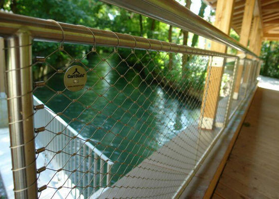 Anti zure Sus316-Roestvrij staalomheining Mesh Rope Mesh 3.0mm