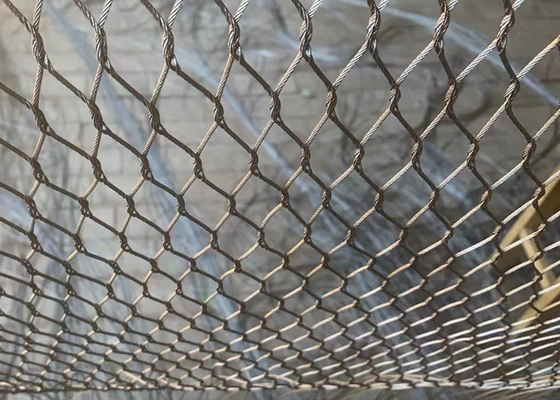 Aviary Ladder 304 Stainless Steel Rope Mesh Anti Corrosive Anti Rust
