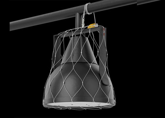 316L Anti Drop Safety Net For Light Stainless Steel Wire Rope Mesh Bag