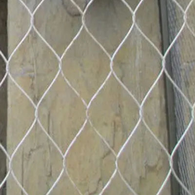 Ss 316 Stainless Steel Wire Rope Ferrule Mesh Netting For Balustrade