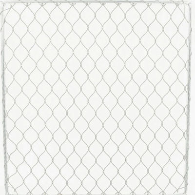 Ss 316 Stainless Steel Wire Rope Ferrule Mesh Netting For Balustrade