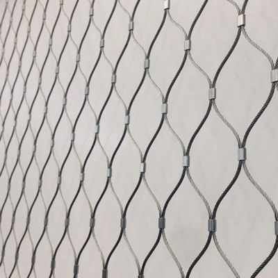 30mm Hole Stainless Steel Wire Protective Rope Mesh Zoo Wire Mesh For Animals