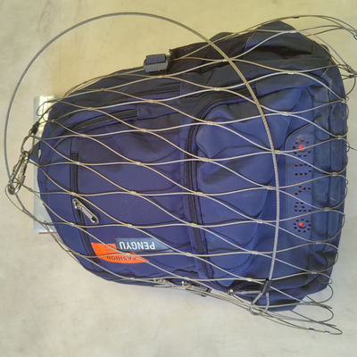 Flexible Light Drop Anti Theft Safety Wire Mesh Stainless Steel Rope Net Bag