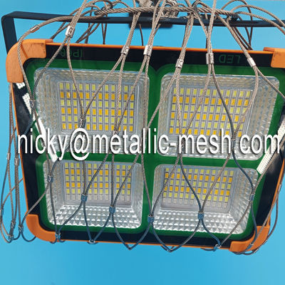 SUS316 Dropped Object Prevention Safety Nets For Floodlights / Speakers