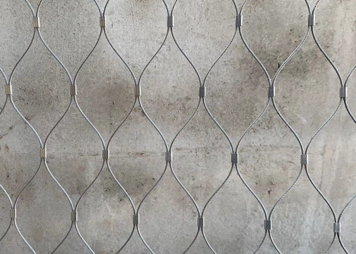 2.0mm Thickness Ss 316 Zoo Wire Mesh Stainless Steel Rope Mesh