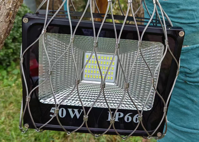 SS304 Wire Rope Mesh Anti Drop Safety Netting For Speaker Mesh Safety Cover