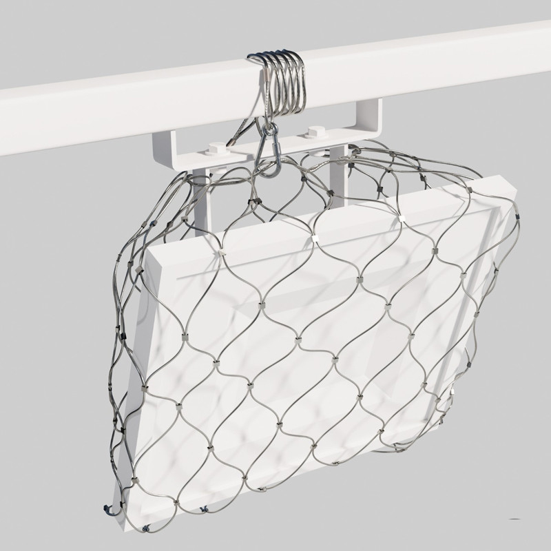 Dropped Lights Prevention Net 316 Stainless Steel Cable Rope Safety Net