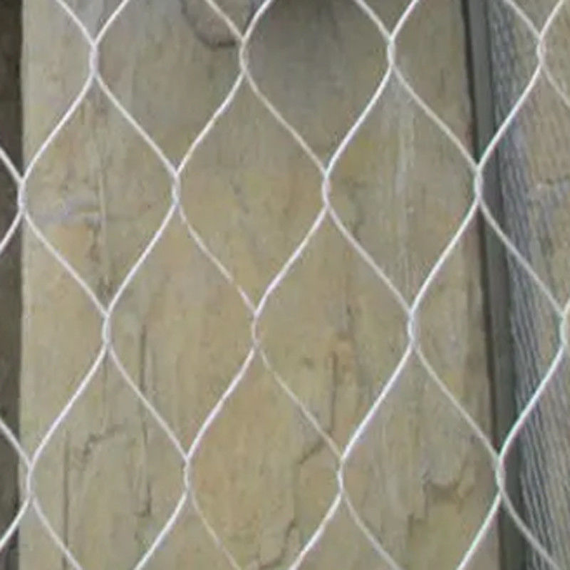 Ss 316 Stainless Steel Wire Rope Ferrule Mesh Netting For Balustrade