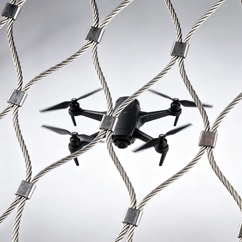 Customized Anti Drone Net with 500mm Hole Size and 6mm Wire Diameter for High Strength Drone Protection Net