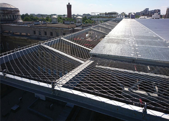 Roestvrij staalveiligheid het Opleveren verhindert Vallend Hoogte voor Architecturaal draadnetwerk 3,0 het gat van mm 90*90 mm