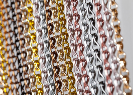Decoratieve Tentoonstelling Hall Chain Link Fly Screen 90x210cm