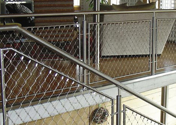 Trap 2.0mm Architecturaal Draadnetwerk, Staalkabel het Opleveren