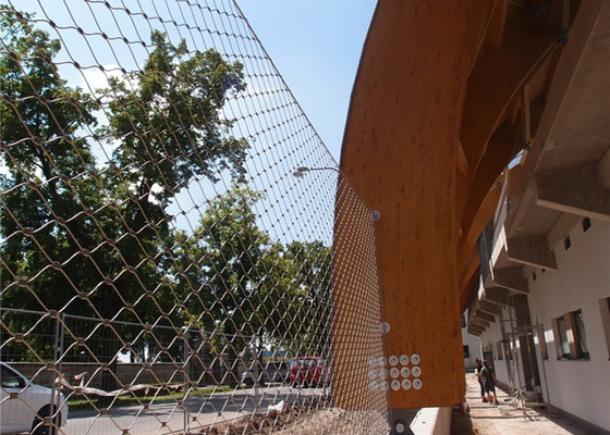 4.0mm Architecturale Draad Mesh Building Protection Net