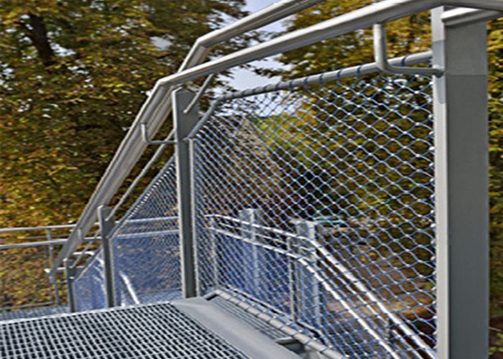 Van de het Roestvrije staalkabel van het traptraliewerk Opleverend Metalen kaptype
