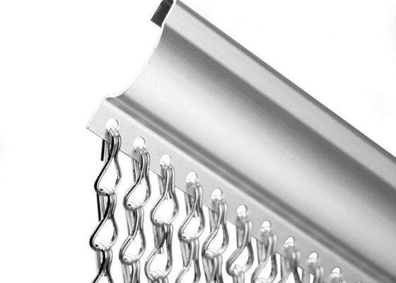Deur het Decoratieve Keten van de het Aluminiuminsect & Vlieg van het Verbindingsgordijn Scherm 1,9 Mm-Draad