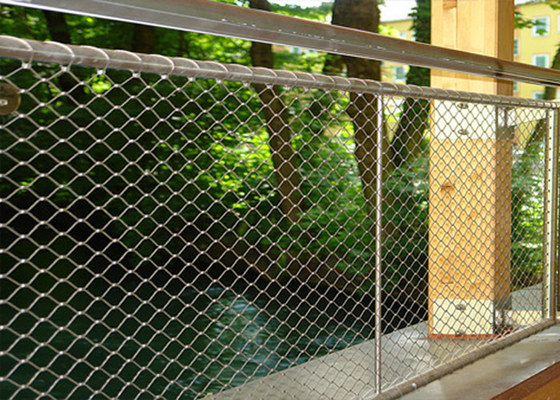 1.5mm Balustrade of Traliewerk Architecturale Draad Mesh Non Rusting