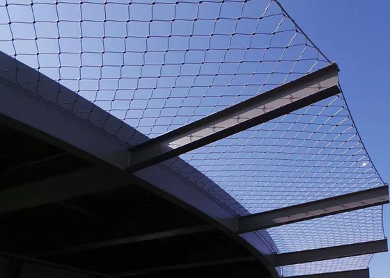 1.5mm 304 316 Architecturaal Draadnetwerk X neigen Flexibel Met hoge weerstand