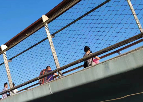 2,0 Mm-Draad 60x60 de HEREN SS 304 het Flexibele Veiligheid Opleveren voor Brug