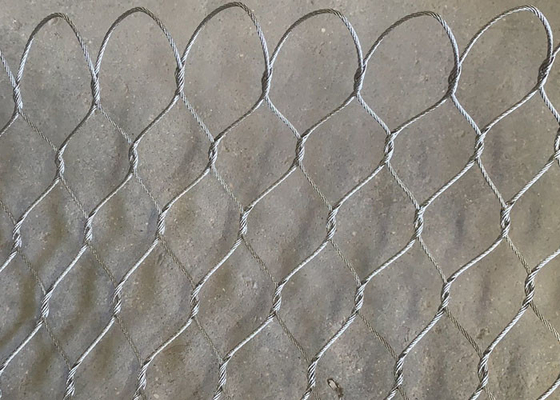 Roestvrij staal Geweven Kabel met grote trekspanning Mesh For Architectural Safety Protection