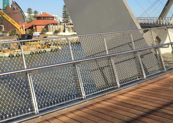 De Beschermingsveiligheid die van de roestvrij staaldaling voor Brug 3,0 MM. 60x60 opleveren MM. Gat
