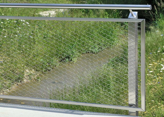 Onregelmatige vorm Plat geweven veiligheidsnet voor valbeveiliging 2,5 mm