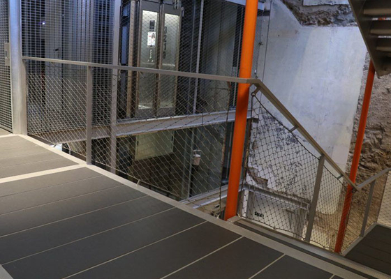Anticorrosion de Kabel die van het Traproestvrije staal 50 X 50mm opleveren Gat
