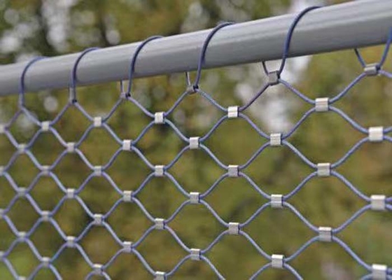 Het Roestvrije staalkabel van Ce pvc het Met een laag bedekte SUS304 Opleveren met Kabelnetwerk 2.0MM