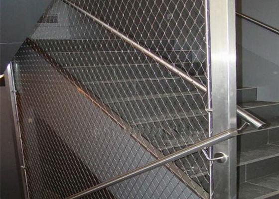 Klantgerichte Sus 316 het Antialkali van Mesh Netting van de Roestvrij staalkabel