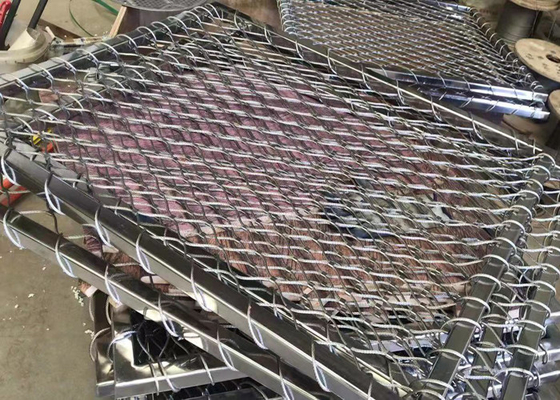 SUS316 balustradekabel Mesh Netting 3.0mm niet Anticorrosion die roesten