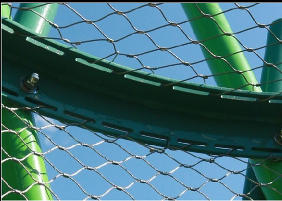 Het Roestvrije staalkabel van de dalingspreventie het Opleveren met Metalen kapkabel Mesh Corrosion Proof