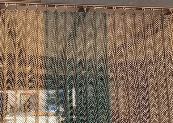 Het aangepaste 1.2MM Gordijn van het de Verbindingsscherm van de Draadketting in Restaurantskoffie