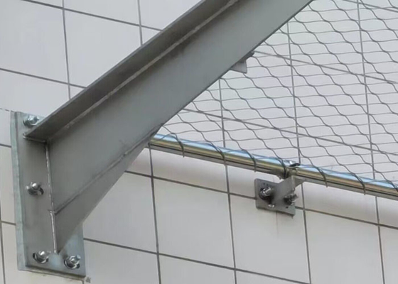 SUS316 roestvrij staalkabel Mesh Fence With 2.5mm de Weerbestendigheid van de Kabeldraad