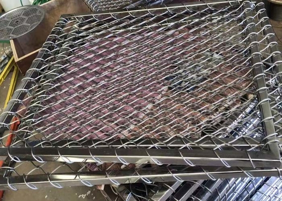 De flexibele Kabel van de Roestvrij staaldraad Mesh For Balustrade Or Railing