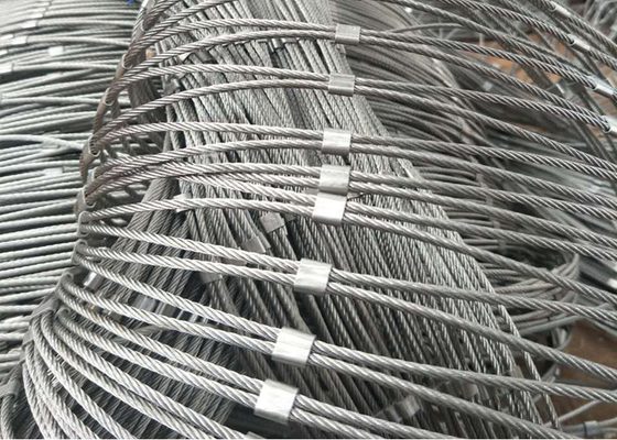 Van de Kabelmesh for amusement rides and van het flexibiliteits Anti Corrosief Roestvrije staal de Dierentuindier