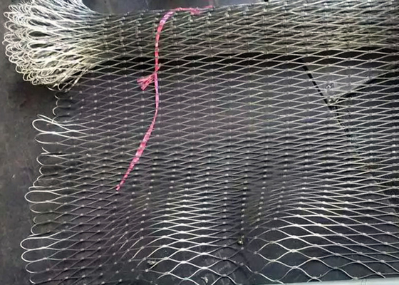 Anti Corrosieve Flexibiliteitsss Kabel Mesh For Amusement Rides