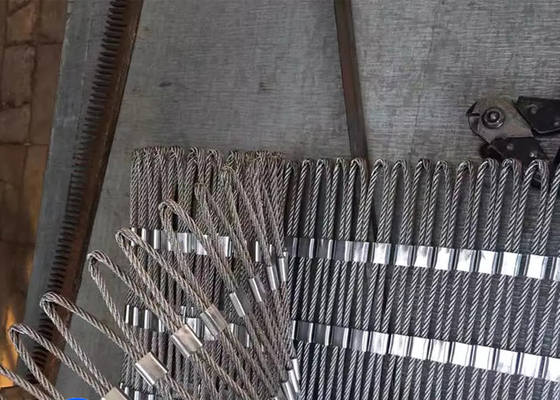 Het Vermaakritten van Mesh Flexibility Anti Corrosive For van de roestvrij staalkabel