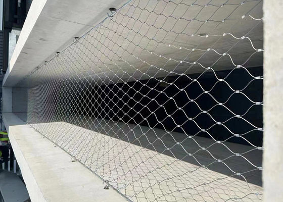 Het hangen Veiligheid 25*25mm Draadkabel Mesh Net Flexibility Anti Acid