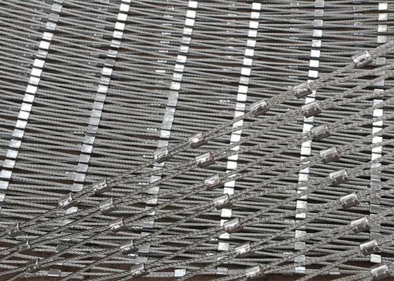 De Kabel Netto Balustrade van de dalings Veilige 3mm Draad of Traliewerk Anti Zuur Antialkali