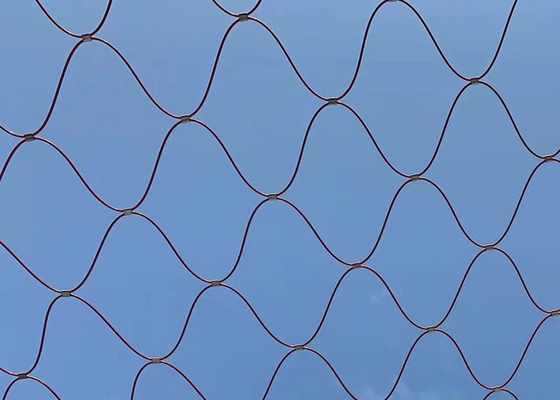 Pvc 304 die niet Roestvrij staalkabel Mesh Railing Architectural Wire Netting roesten