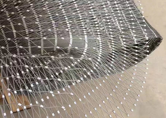 De flexibele 2mm Kabel van de Roestvrij staaldraad Mesh For Balustrade Or Railing