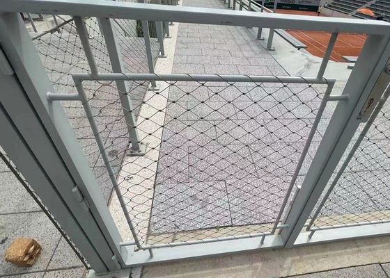 Corrosiebestendig Aisi 316 Wire Rope Mesh Net als balustrade veiligheidsnet