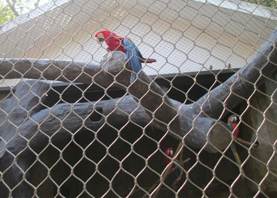 304 Roestvrijstalen Draadkabelnet voor Volière Ladder Aangepaste Maten