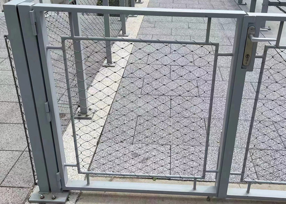 Omheining 304 Roestvrij staalmetalen kap Mesh Anti Rust van de veiligheidskabel 2,0 Mm-Draad