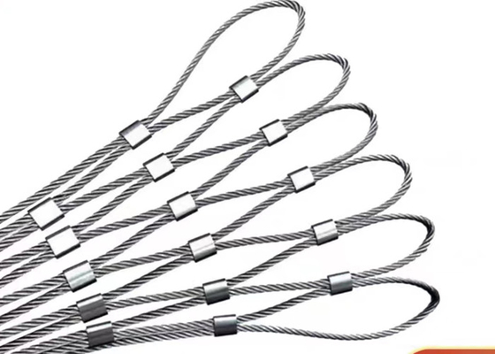 Metalen kap die niet 30*30mm de Kabel van de Roestvrij staaldraad Mesh For Balustrade Or Railing roesten