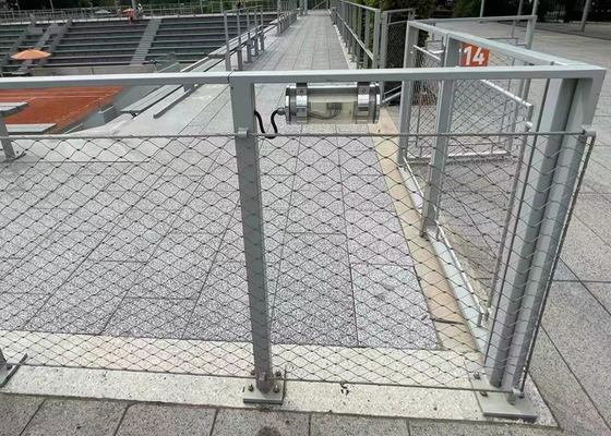 Ss 304 de Roest van Mesh With Frame Customized Anti van de Metalen kapkabel voor Grensmuur